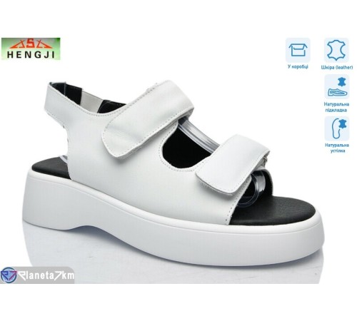 Босоніжки жіночі на літо (8 пар р.36-41) білий  "HENGJI-ELENA"