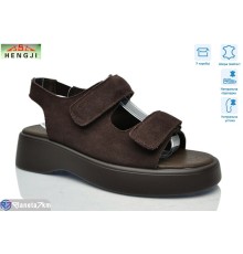 Босоніжки жіночі на літо (8 пар р.36-41) коричневий  "HENGJI-ELENA"