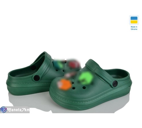 Кроки дитячі на літо (6 пар р.31-36) зелений  "LEO"