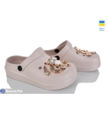 Кроки дитячі на літо (6 пар р.31-36) бежевий  "LEO"