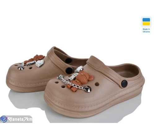 Кроки дитячі на літо (6 пар р.31-36) коричневий  "LEO"