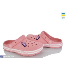 Кроки дитячі на літо (8 пар р.33-38) рожевий  "LEO"