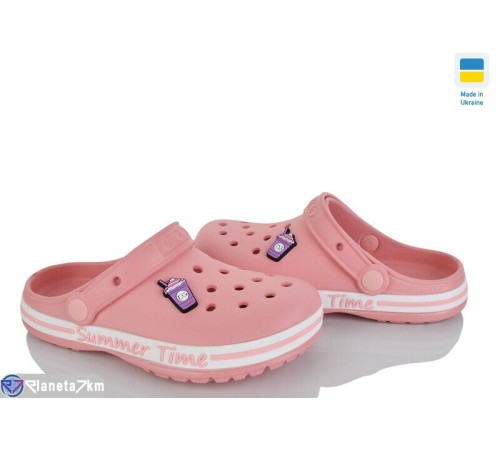 Кроки дитячі на літо (8 пар р.33-38) рожевий  "LEO"