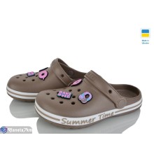 Кроки дитячі на літо (8 пар р.33-38) коричневий  "LEO"