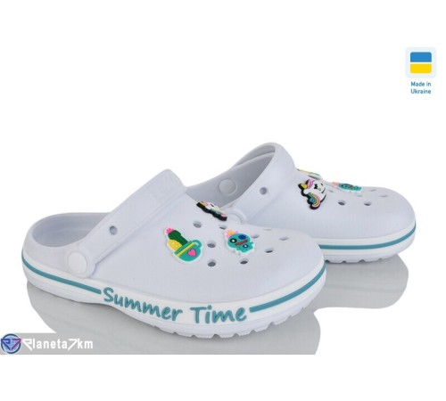 Кроки дитячі на літо (8 пар р.33-38) білий  "LEO"