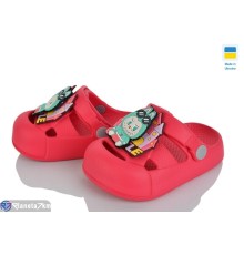 Кроки дитячі на літо (8 пар р.24-29) червоний  "LEO"