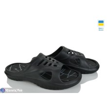Шлепки чоловічі на літо (8 пар р.41-46) чорний  "LEO"