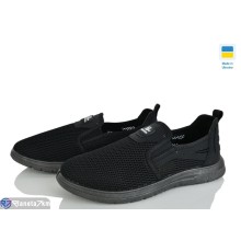 Кросівки чоловічі на літо (6 пар р.41-45) чорний  "OLLA"