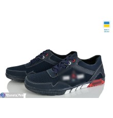 Кросівки чоловічі на весну/осінь (8 пар р.40-45) синій  "OLLA"