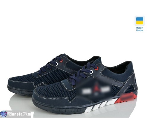 Кросівки чоловічі на весну/осінь (8 пар р.40-45) синій  "OLLA"