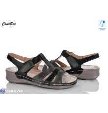 Босоніжки жіночі на літо (8 пар р.37-42) чорний  "Chunsen"