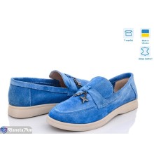 Туфлі жіночі на весну/осінь (6 пар р.36-40) блакитний  "GARRA"