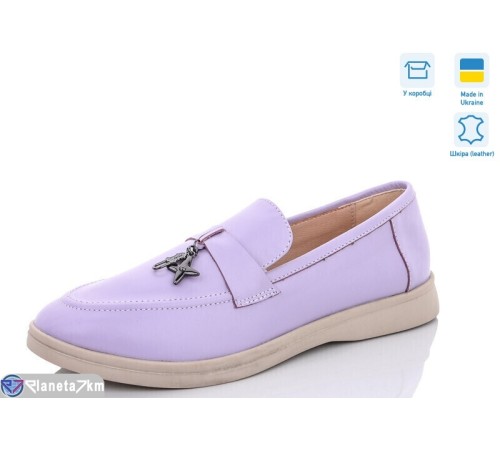 Туфлі жіночі на весну/осінь (6 пар р.36-40) фіолетовий  "GARRA"