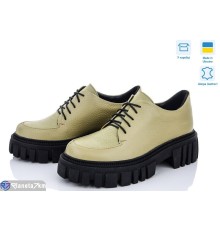 Туфлі жіночі на весну/осінь (6 пар р.36-40) зелений  "GARRA"