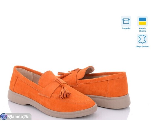 Туфлі жіночі на весну/осінь (6 пар р.36-40) оранжевий  "GARRA"