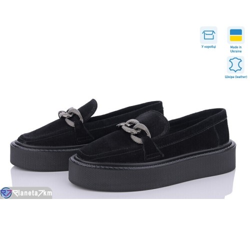 Туфлі жіночі на весну/осінь (6 пар р.36-40) чорний  "GARRA"