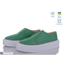 Туфлі жіночі на весну/осінь (6 пар р.36-40) зелений  "GARRA"