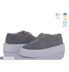 Туфлі жіночі на весну/осінь (6 пар р.36-40) сірий  "GARRA"
