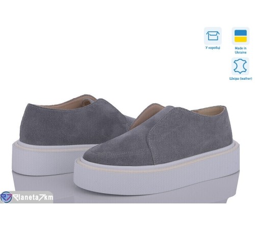 Туфлі жіночі на весну/осінь (6 пар р.36-40) сірий  "GARRA"