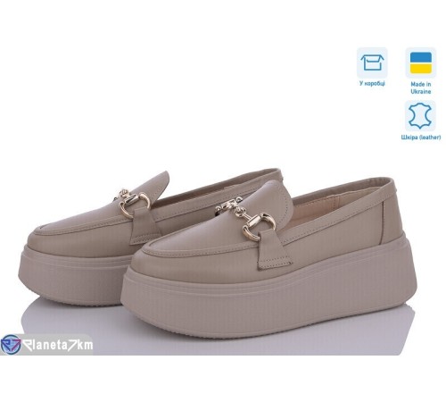 Туфлі жіночі на весну/осінь (6 пар р.36-40) коричневий  "GARRA"