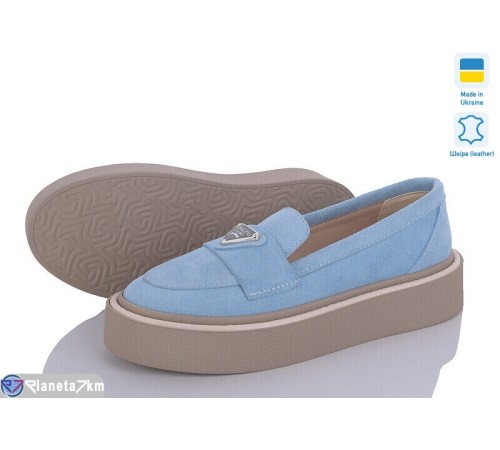 Туфлі жіночі на весну/осінь (6 пар р.36-40) блакитний  "GARRA"