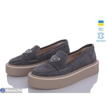 Туфлі жіночі на весну/осінь (6 пар р.36-40) сірий  "GARRA"