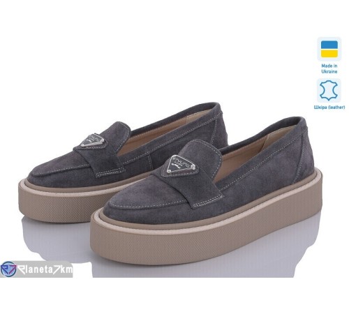 Туфлі жіночі на весну/осінь (6 пар р.36-40) сірий  "GARRA"