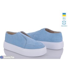 Туфлі жіночі на весну/осінь (6 пар р.36-40) блакитний  "GARRA"