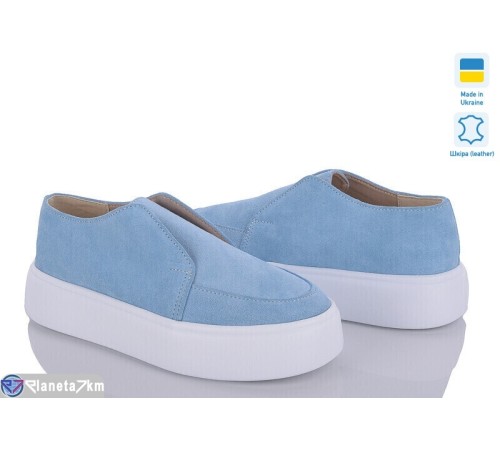 Туфлі жіночі на весну/осінь (6 пар р.36-40) блакитний  "GARRA"