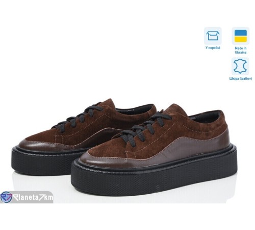 Туфлі жіночі на весну/осінь (6 пар р.36-40) коричневий  "GARRA"