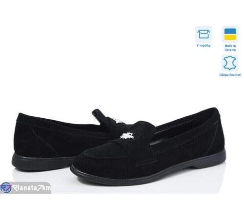 Туфлі жіночі на весну/осінь (6 пар р.36-40) чорний  "GARRA"