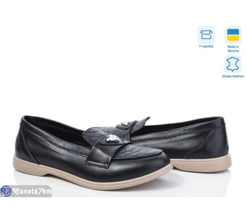 Туфлі жіночі на весну/осінь (6 пар р.36-40) чорний  "GARRA"