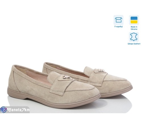 Туфлі жіночі на весну/осінь (6 пар р.36-40) бежевий  "GARRA"