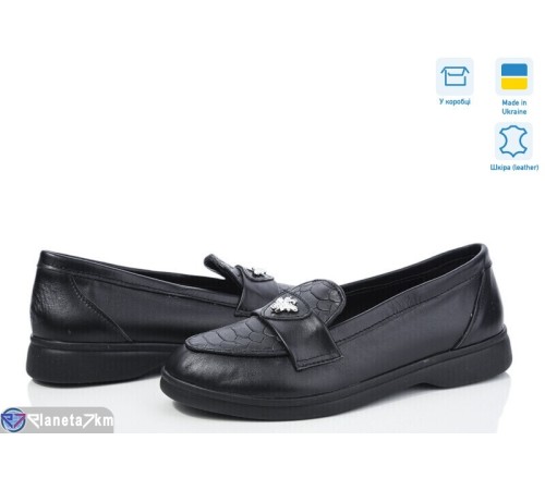 Туфлі жіночі на весну/осінь (6 пар р.36-40) чорний  "GARRA"