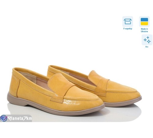 Туфлі жіночі на весну/осінь (6 пар р.36-40) жовтий  "GARRA"