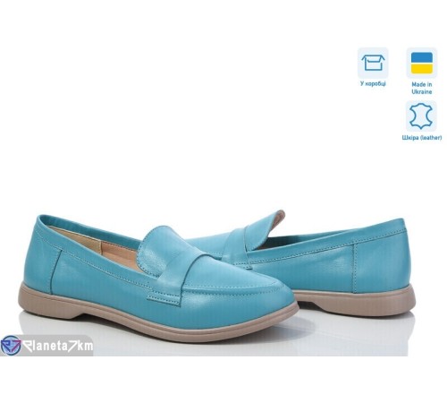 Туфлі жіночі на весну/осінь (6 пар р.36-40) синій  "GARRA"