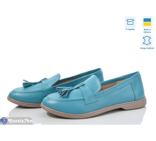 Туфлі жіночі на весну/осінь (6 пар р.36-40) синій  "GARRA"