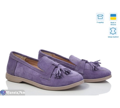 Туфлі жіночі на весну/осінь (6 пар р.36-40) фіолетовий  "GARRA"