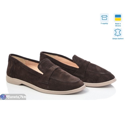 Туфлі жіночі на весну/осінь (6 пар р.36-40) коричневий  "GARRA"