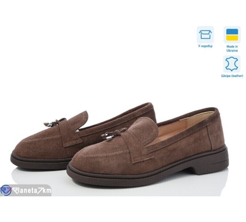 Туфлі жіночі на весну/осінь (6 пар р.36-40) коричневий  "GARRA"