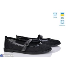 Туфлі жіночі на літо (6 пар р.36-40) чорний  "GARRA"