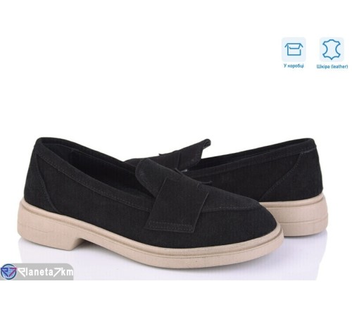 Туфлі жіночі на весну/осінь (6 пар р.36-40) чорний  "GARRA"