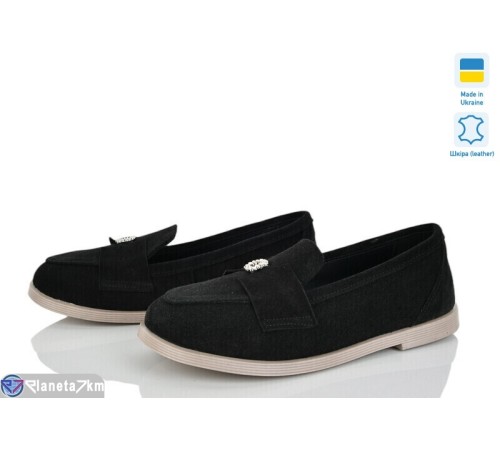 Туфлі жіночі на весну/осінь (6 пар р.36-40) чорний  "GARRA"