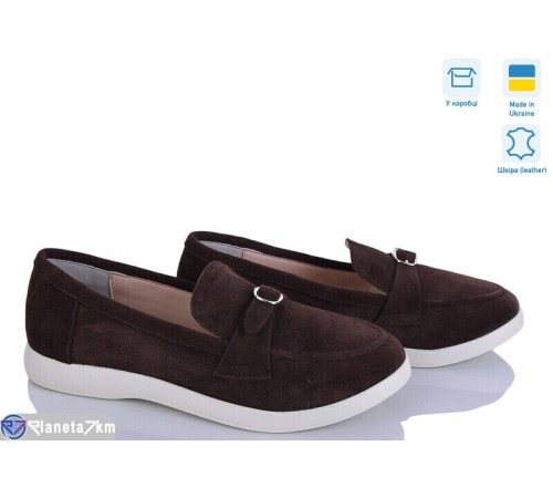 Туфлі жіночі на весну/осінь (6 пар р.36-40) коричневий  "GARRA"