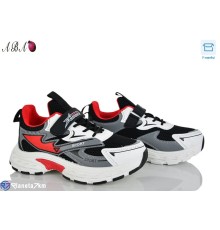 Дитячі кросівки на весну/осінь (6 пар р.33-38) чорний  "Aba"