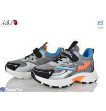 Дитячі кросівки на весну/осінь (6 пар р.33-38) сірий  "Aba"