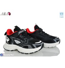 Дитячі кросівки на весну/осінь (6 пар р.32-37) чорний  "Aba"