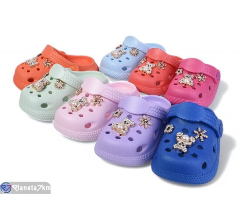 Кроки дитячі на літо (12 пар р.18-23) мікс  "Melinda"