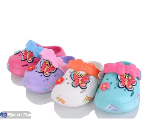 Кроки дитячі на літо (12 пар р.18-23) мікс  "Melinda"