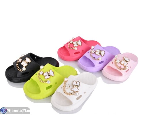 Шлепки дитячі на літо (12 пар р.24-29) мікс  "Melinda"